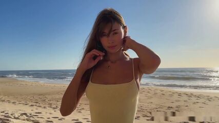 Beach POV Teen Swallows